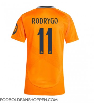 Real Madrid Rodrygo Goes #11 Udebanetrøje Dame 2024-25 Kortærmet